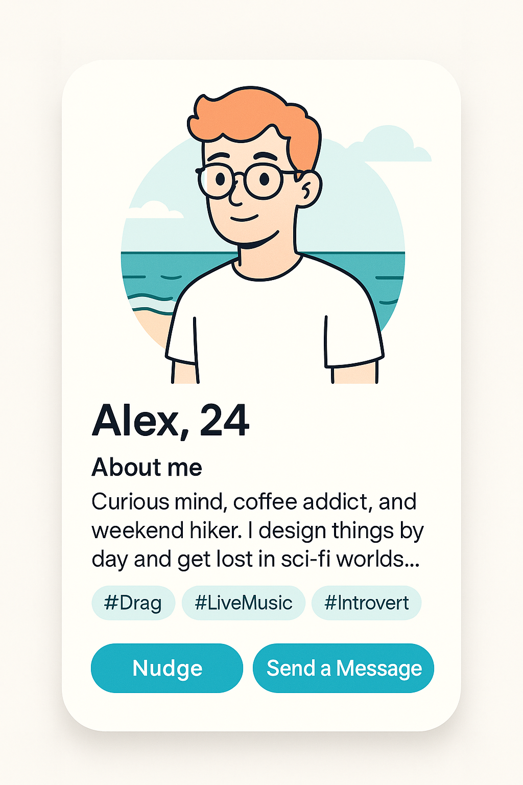 Profile mockup